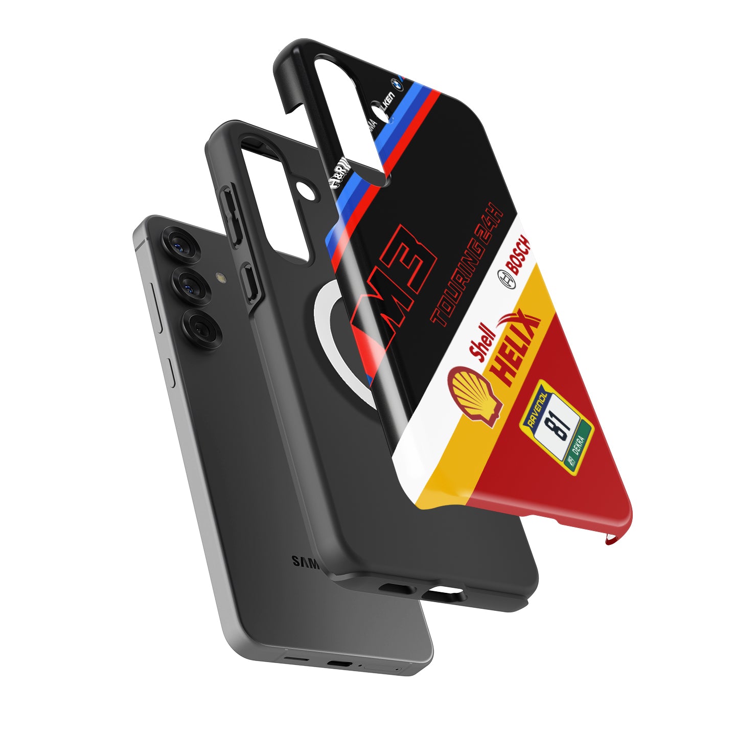 BMW M3 Touring 24H number 81 Nürburgring Samsung Galaxy case front view