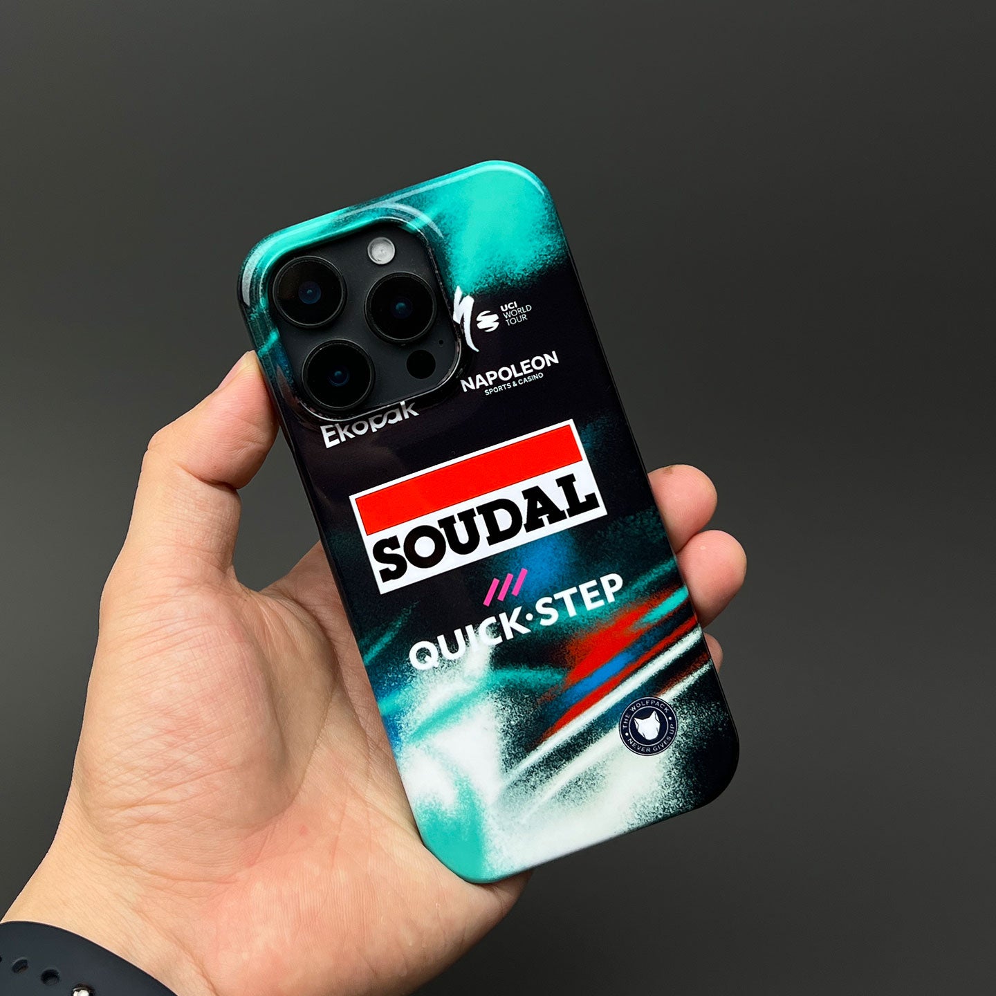 Quick-Step 2025 Jersey Phone Case – Ride with the Wolfpack Identity