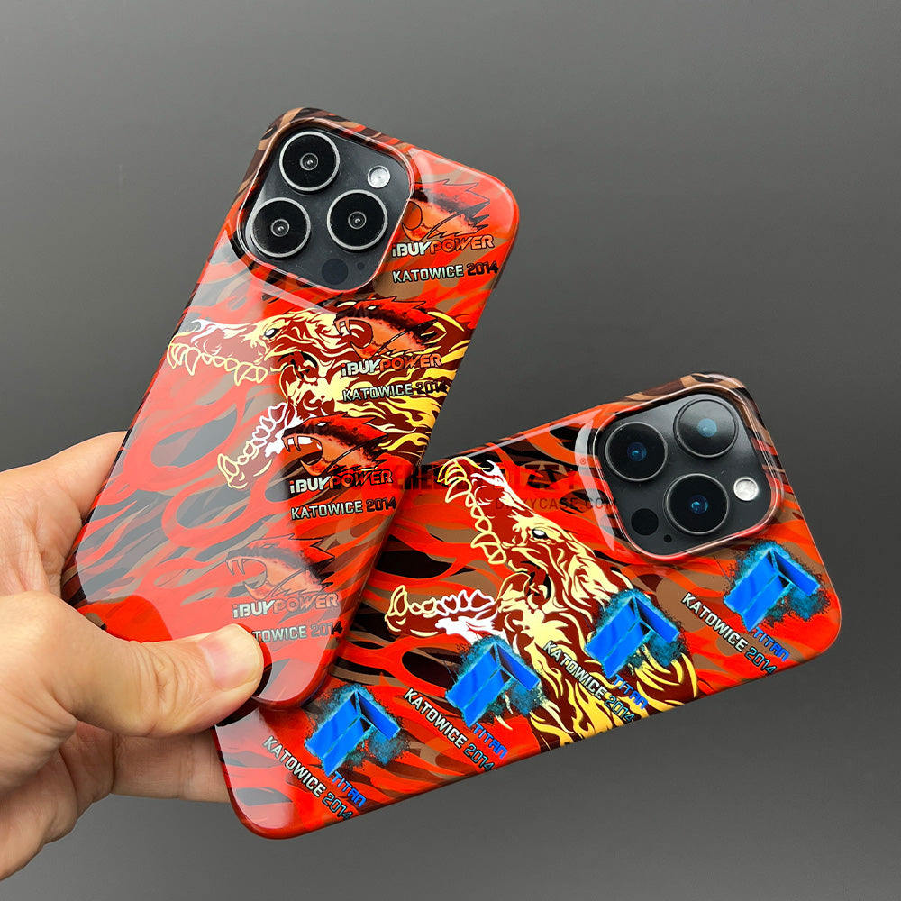 CS2 M4A4 Howl with Titan Holo Sticker Phone Case – Katowice 2014 Edition (For iPhone)