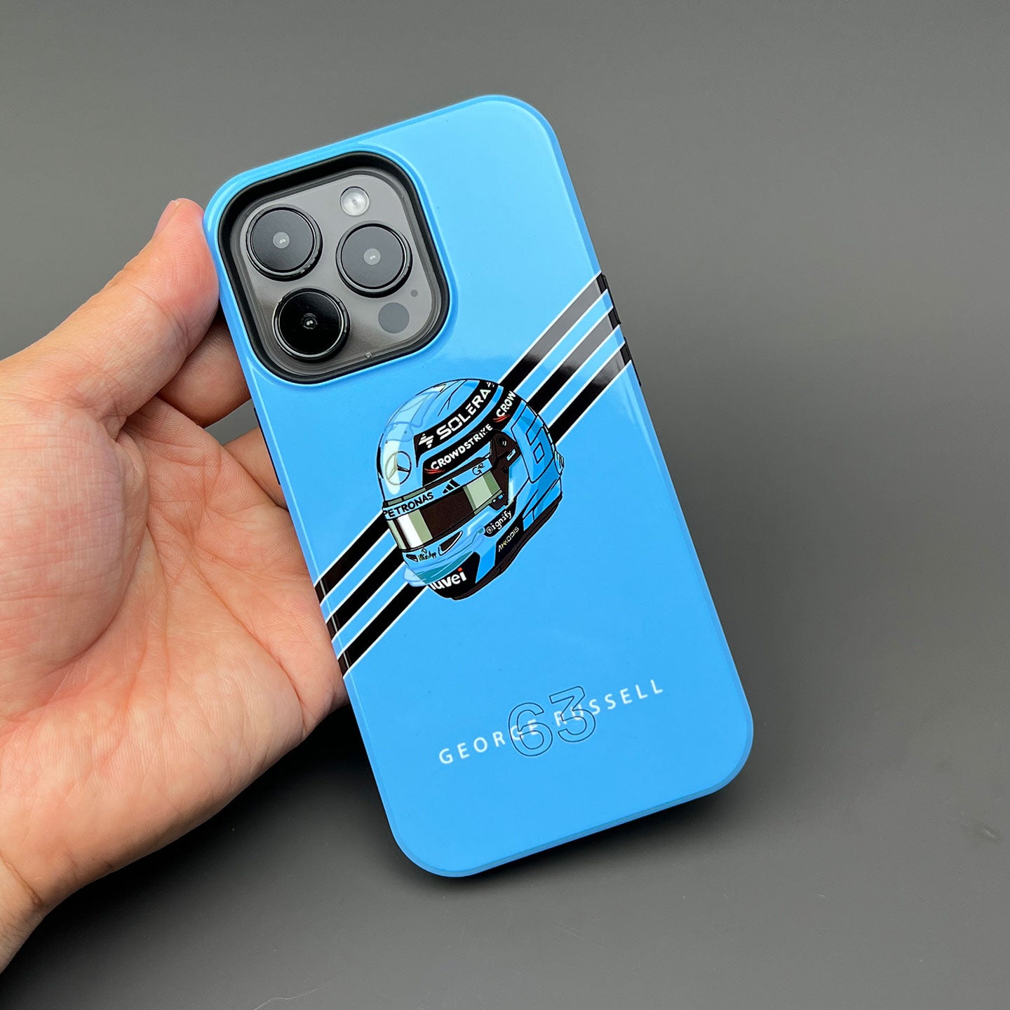 Funda para teléfono Tadej Pogacar 2024 Dual Triumph en jersey amarillo y rosa de DIZZY