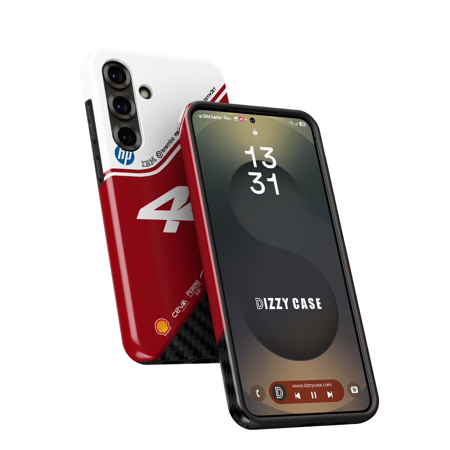 Hamilton Ferrari #44 F1 Livery Phone Case for Samsung Galaxy — Scuderia Red Racing