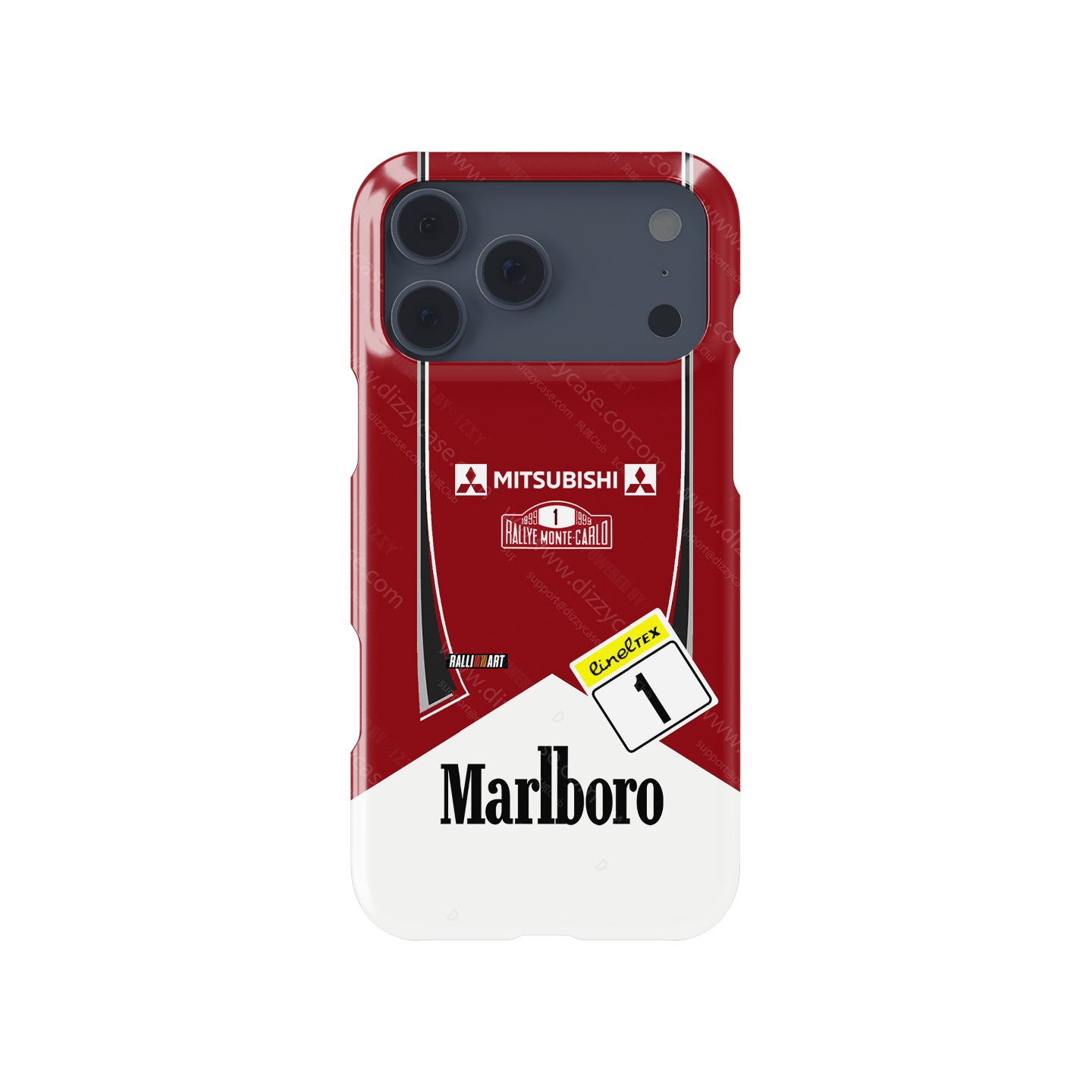 Mitsubishi Lancer Evolution VI Red & White Phone Case – DIZZY CASE
