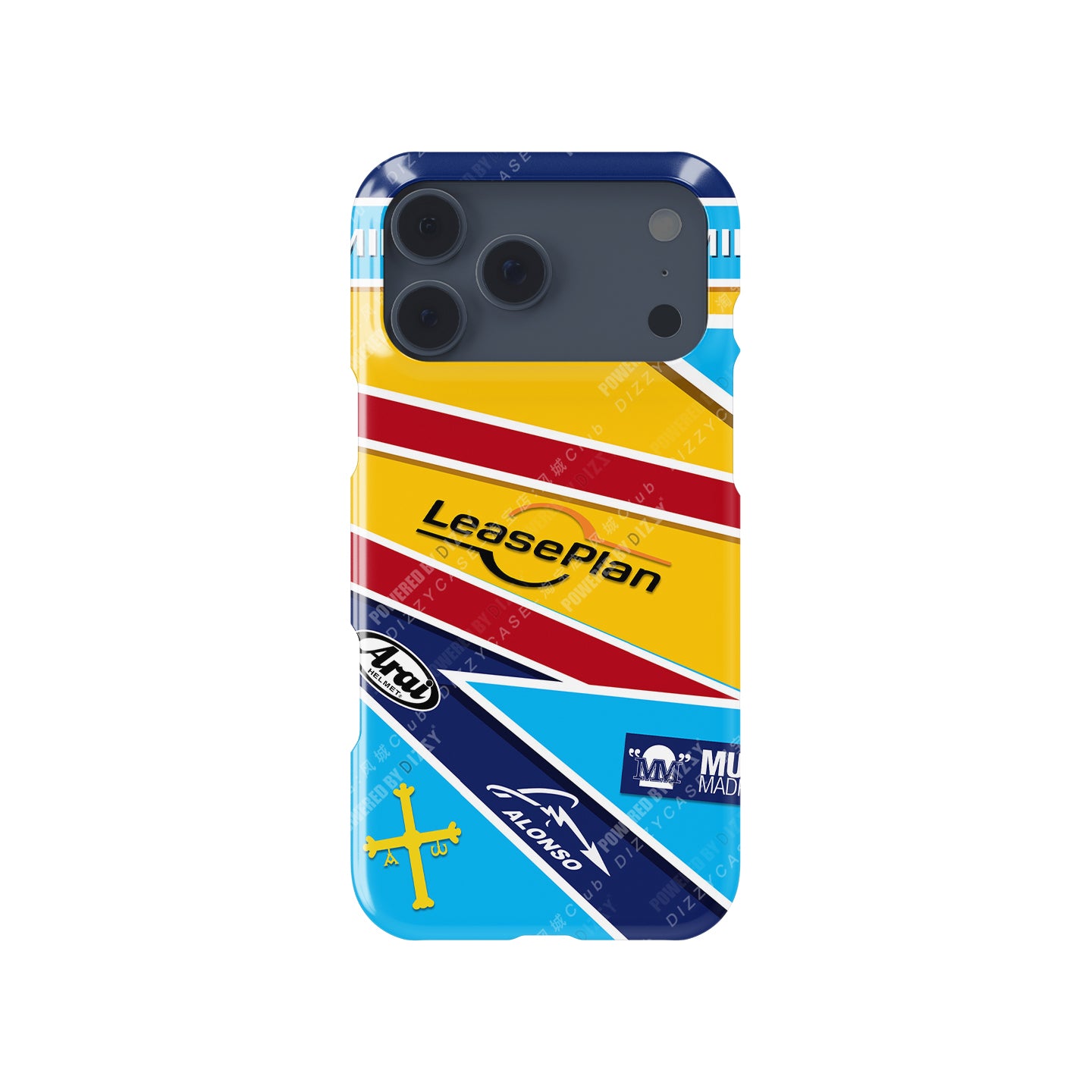 Fernando Alonso 2005 Renault F1 Helmet Design Phone Case Fernando Alonso 2005 Renault F1 Helmet Design Phone Case