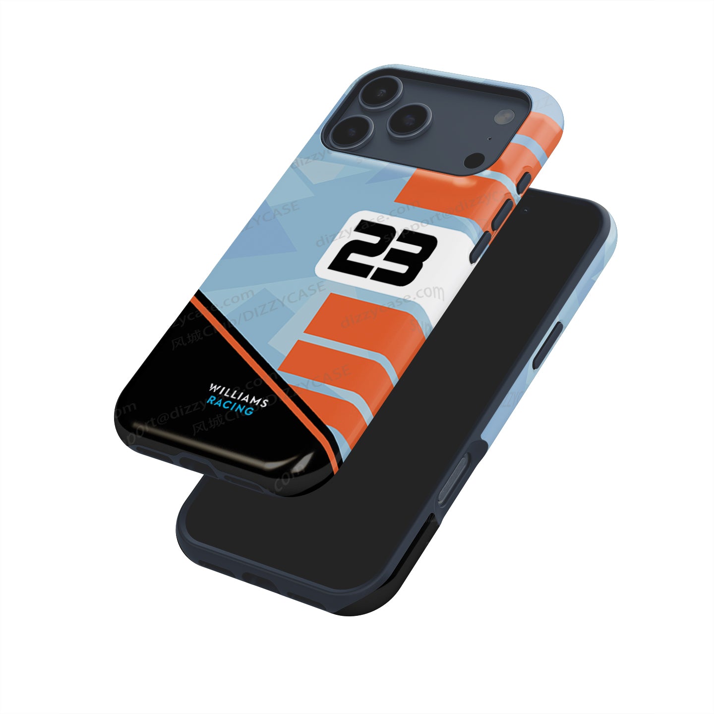 Williams Gulf Livery Alex Albon Phone Case: Bold Racing Style | DIZZY CASE