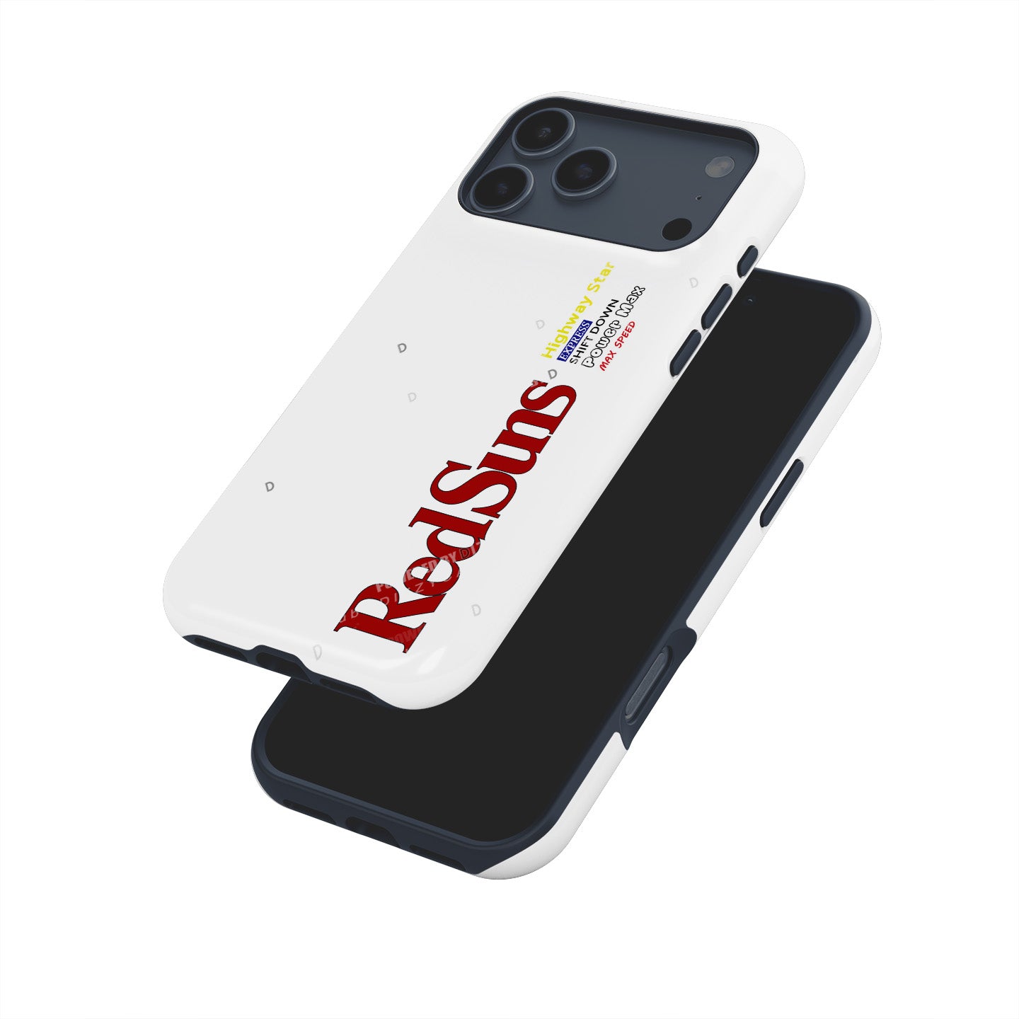 Rev Up Your Style with the Initial D RedSuns RX-7 Livery Phone Case
