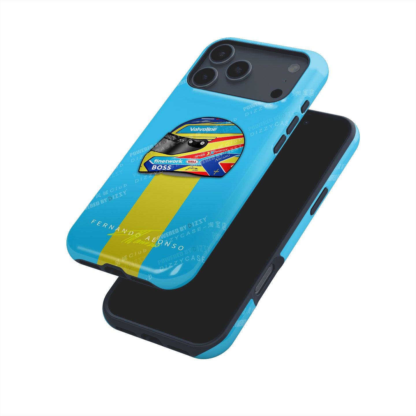 Fernando Alonso 2024 Helmet Phone Case – Iconic Design and Protection