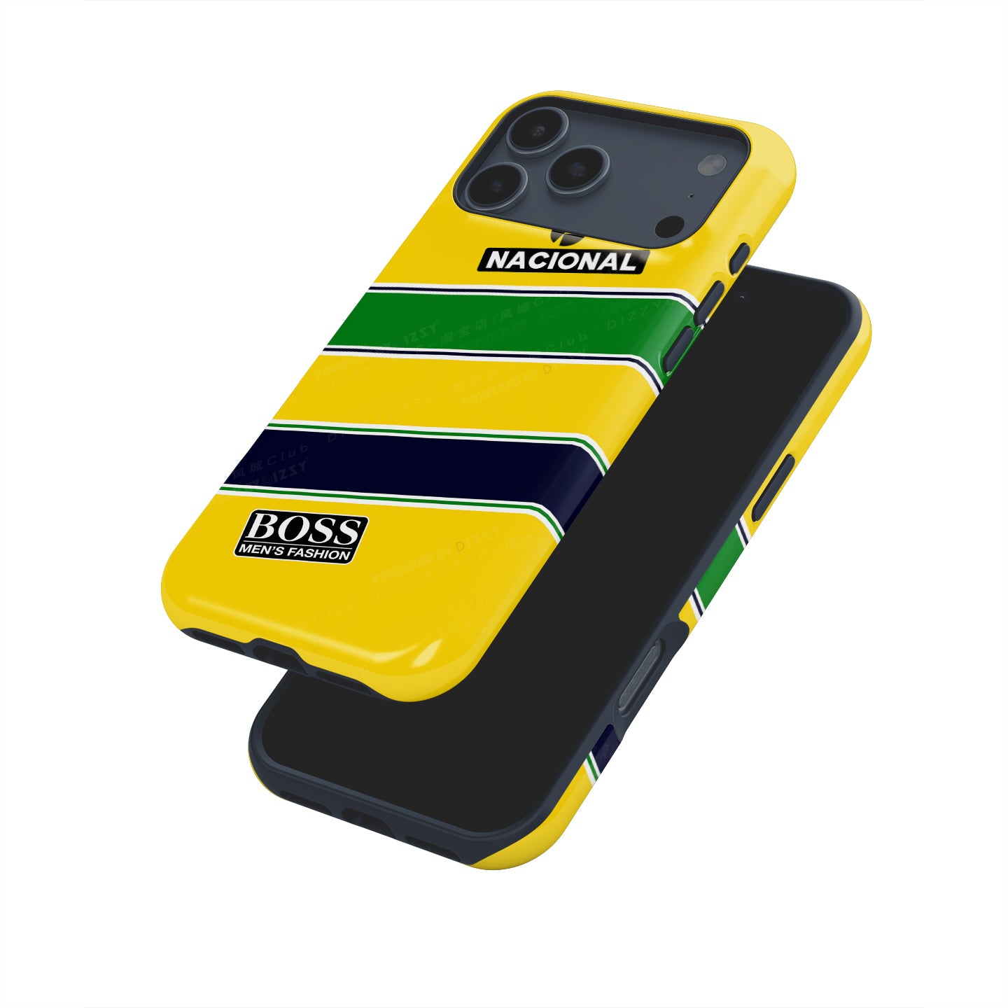 Ayrton Senna Helmet F1 Tribute - Apple iPhone Case