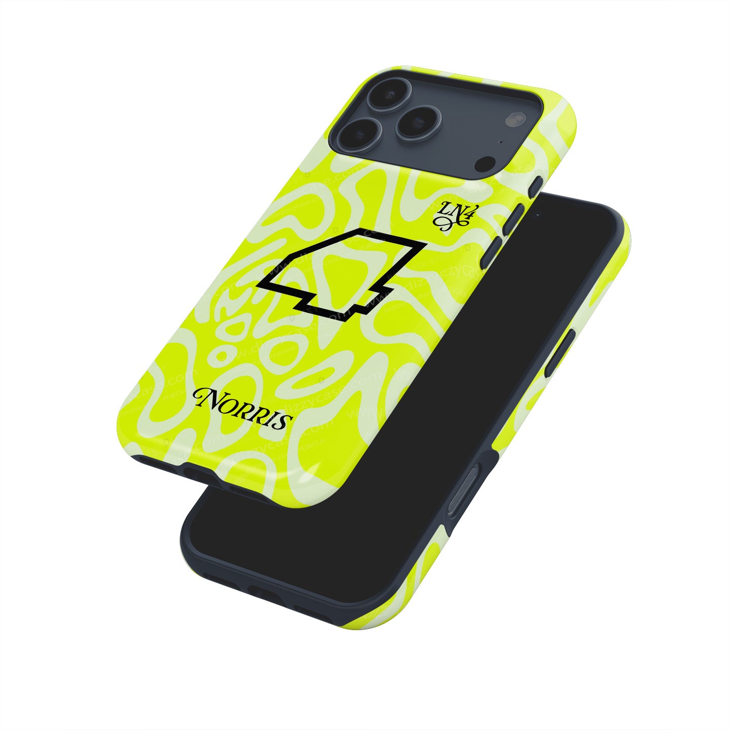 Lando Norris GRANDSTAND ’25 Phone Case – Fluoro Lime Edition for Google & More