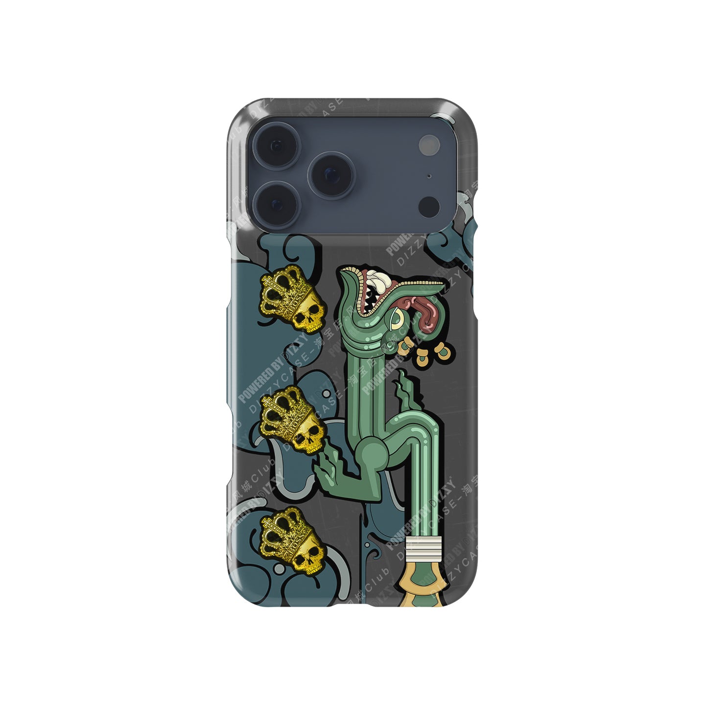 ディースクエアード iPhone12PRO スマホケース AK-47 Fire Serpent iPhone Case with Crown Foil Stickers – DIZZY CASE