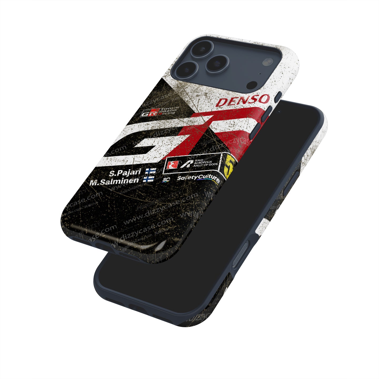 GR Yaris Rally1 "Stage Finish" Dirt Livery - iPhone Case