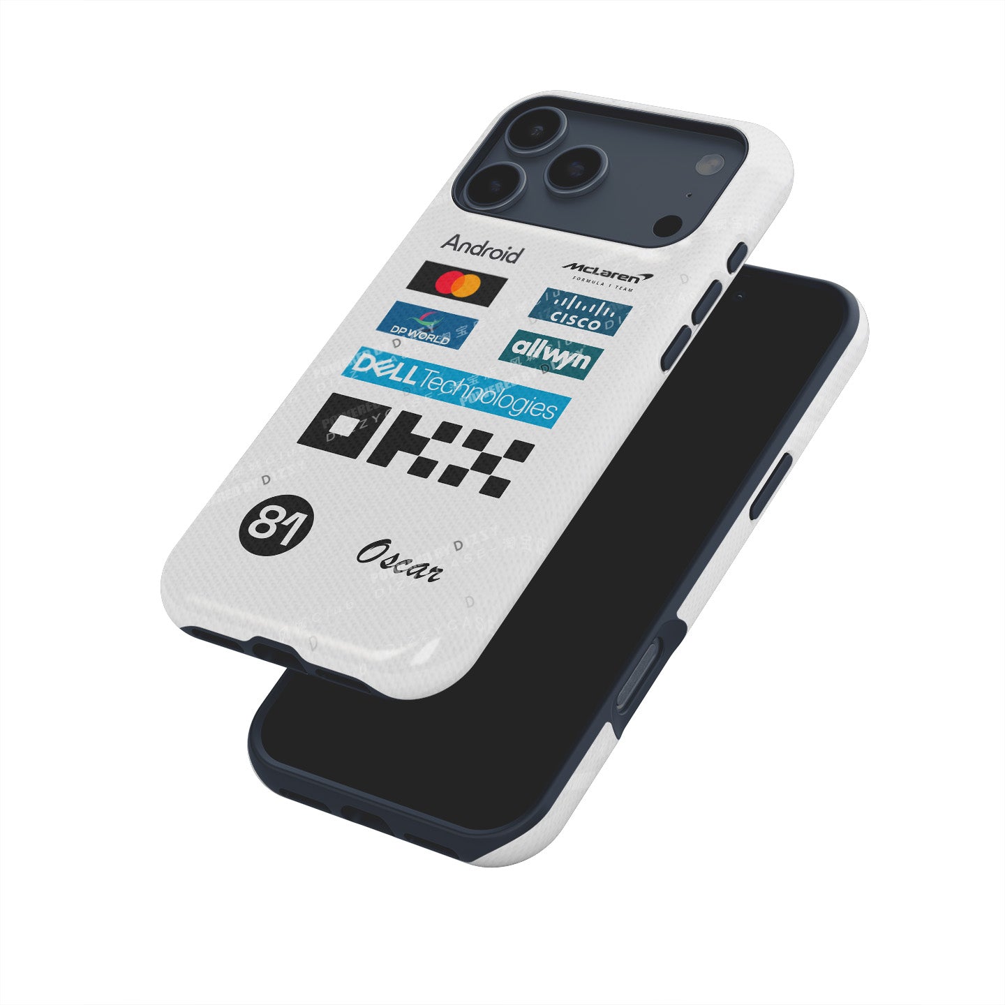 Oscar Piastri 2025 Monaco GP Phone Case – McLaren White Race Suit Edition (For iPhone) | DIZZY CASE