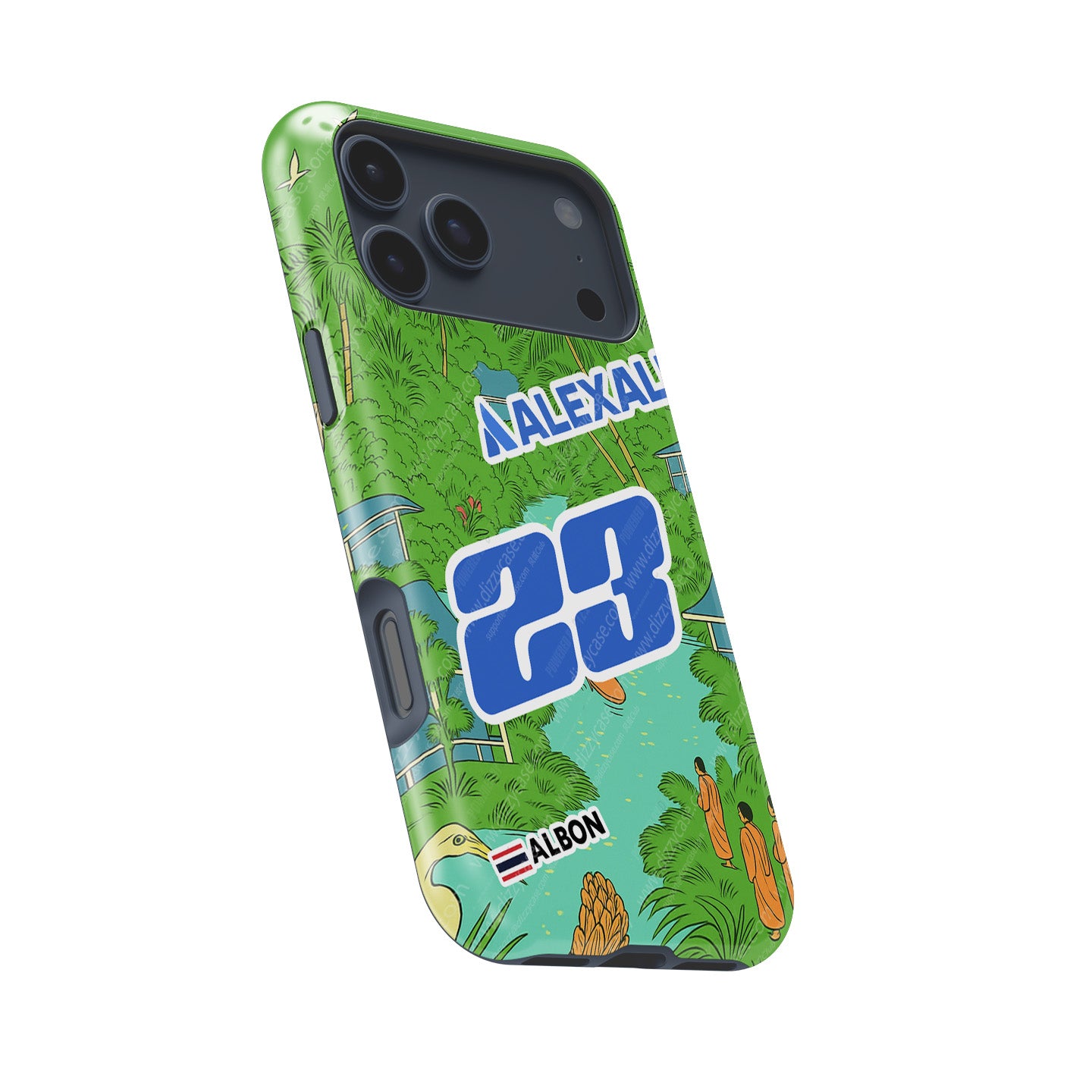 Alex Albon 2025 Singapore GP Helmet Google Phone Case – UNICEF Charity Edition for & More