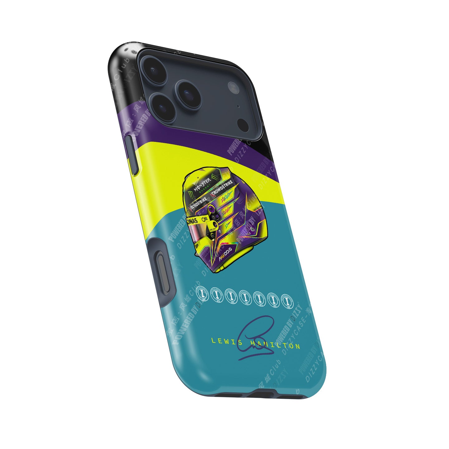 2023 Lewis Hamilton Helmet iPhone Case - Racing Legend Edition