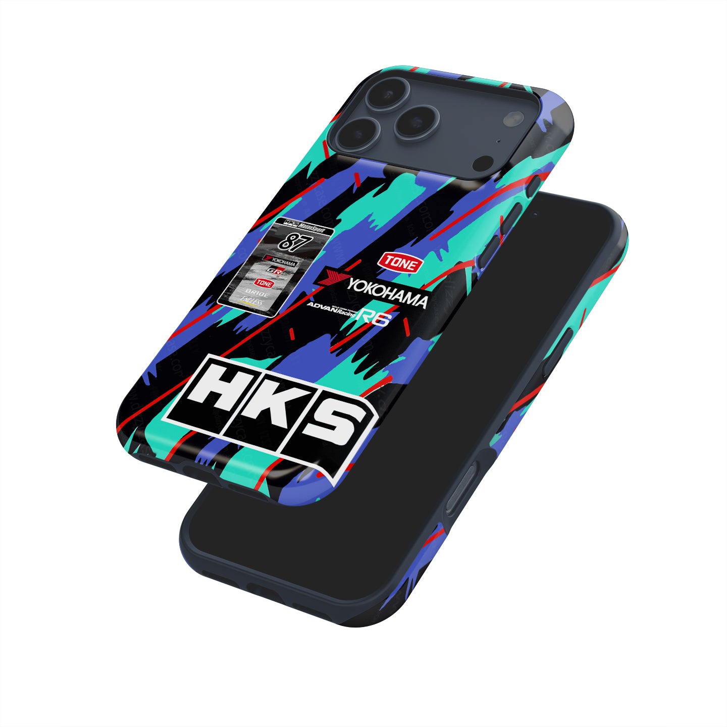Toyota GR Yaris HKS Livery Phone Case by DIZZY