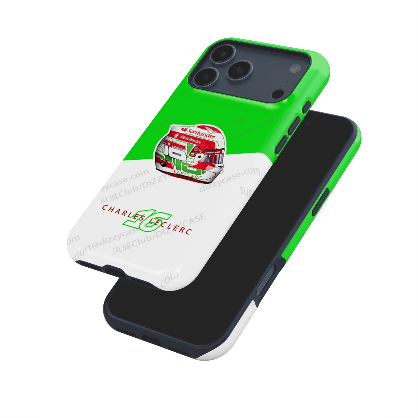 Charles Leclerc 2024 Italian Grand Prix Helmet iPhone Case – Ferrari Edition