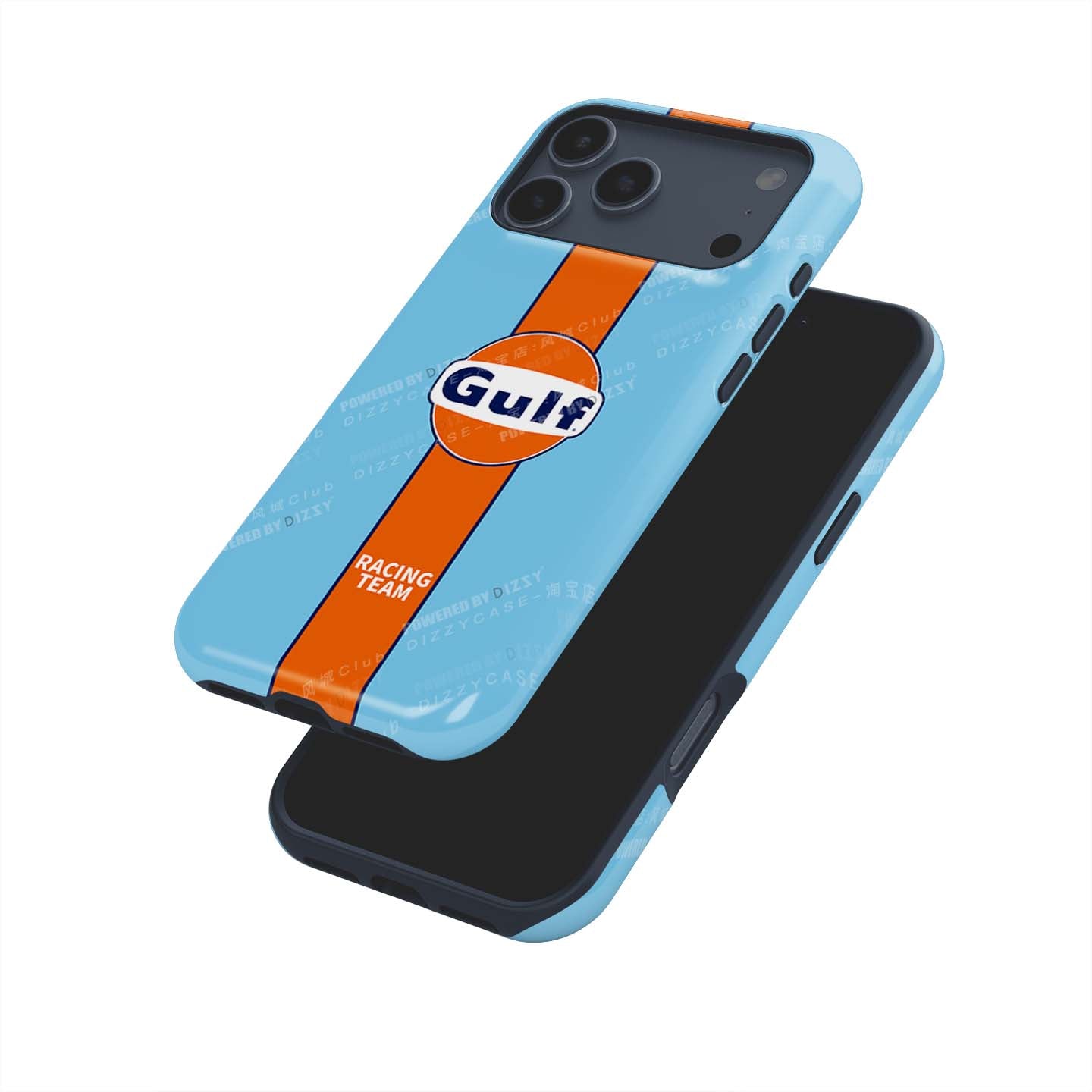 Unleash the Racing Legend: Gulf Racing Livery Phone Case