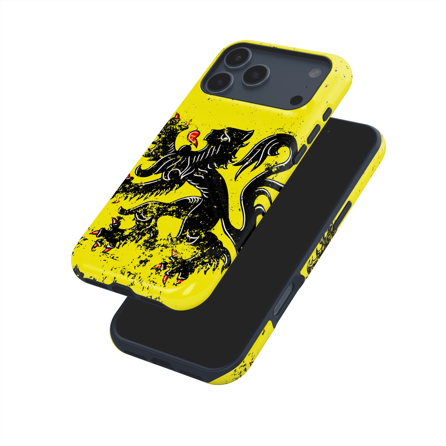 Flemish Lion Cycling Heritage Phone Case – Spring Classics Edition (For iPhone)