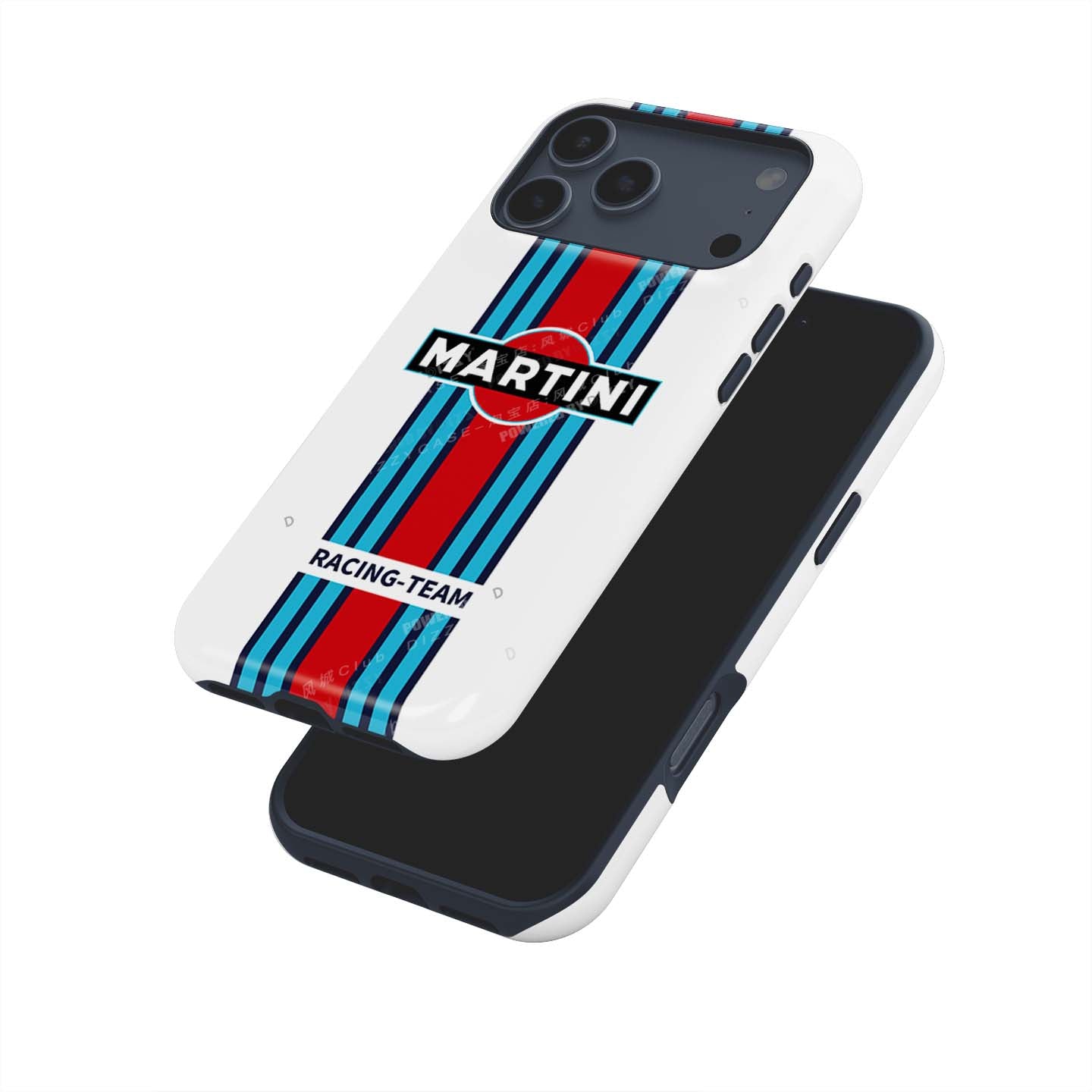 Martini Racing Livery iPhone Case – Classic Racing Heritage for Apple | DIZZY CASE