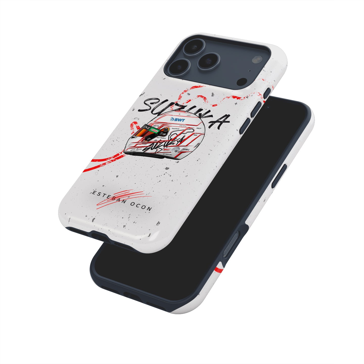 Esteban Ocon 2023 Japanese GP Helmet Phone Case - Apple Edition | DIZZY CASE
