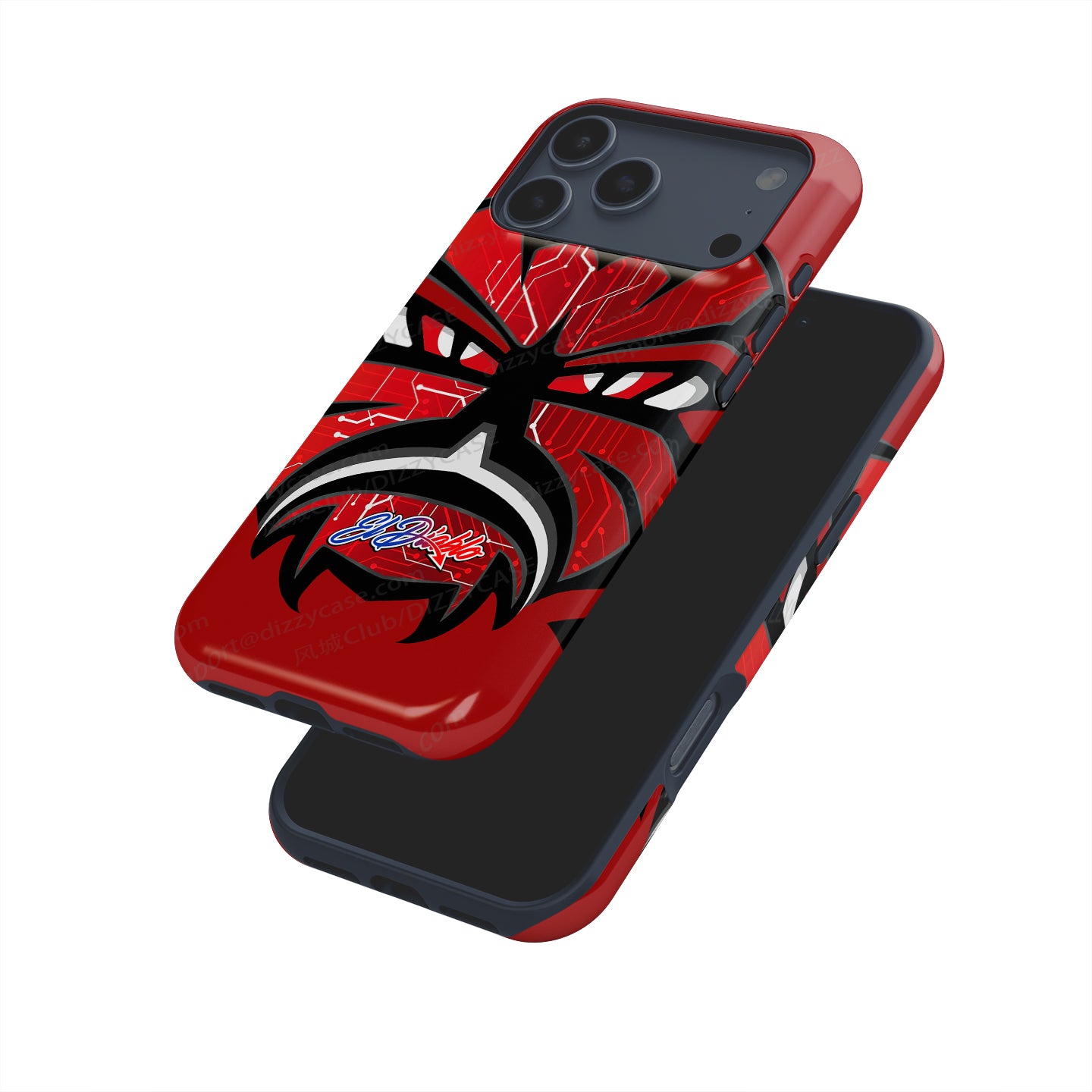 Fabio Quartararo Demon Helmet Livery Phone Case by DIZZY