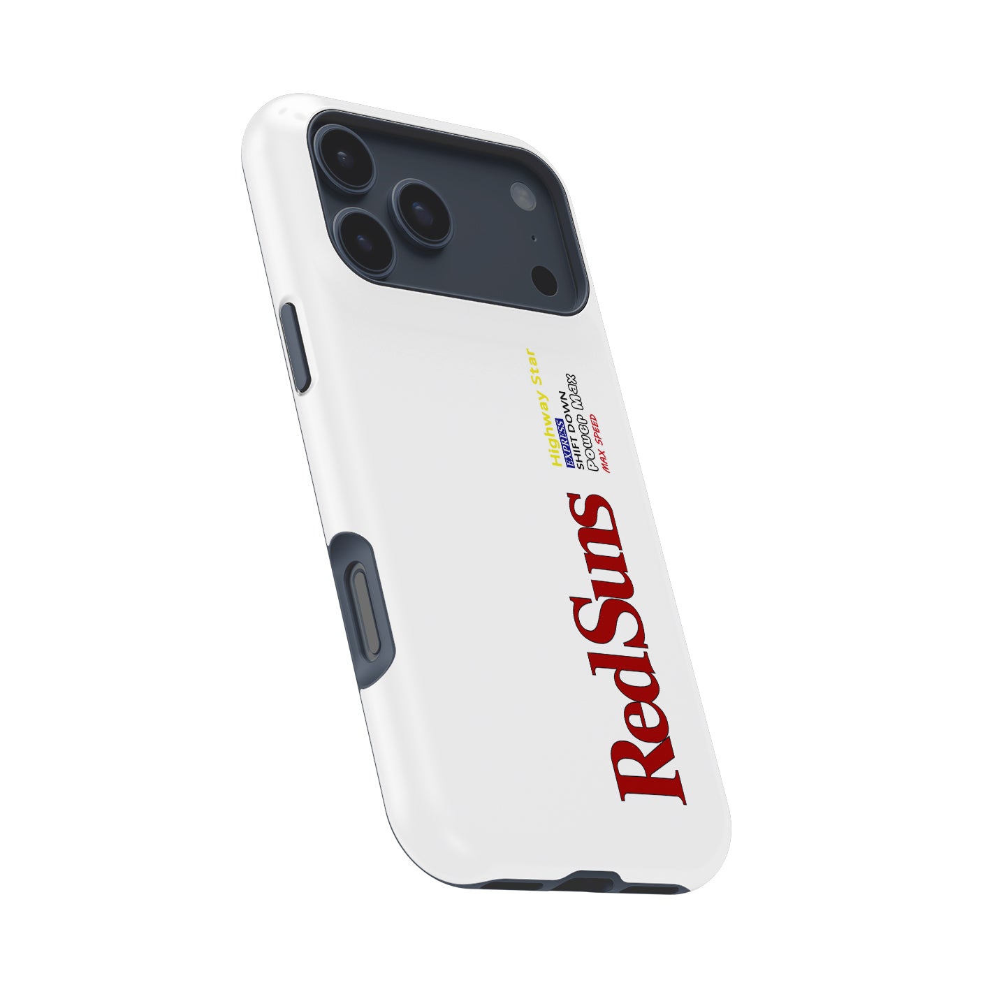 Initial D RedSuns RX-7 Livery Phone Case for iPhone — Akagi JDM Anime Racing