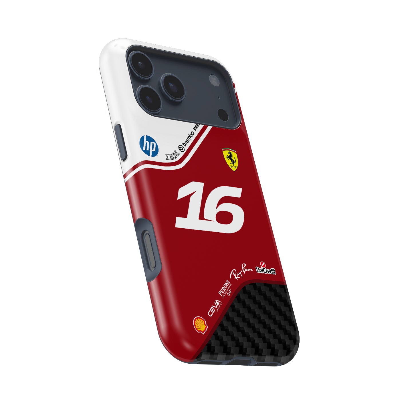 Leclerc Ferrari #16 SF-26 F1 Livery Phone Case for iPhone — 2026 Scuderia Red