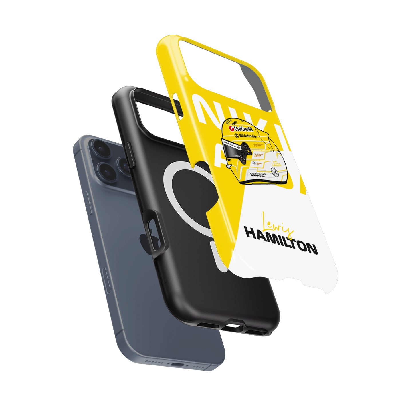 Lewis Hamilton Monza 2025 Niki Lauda F1 Helmet Google Pixel Case