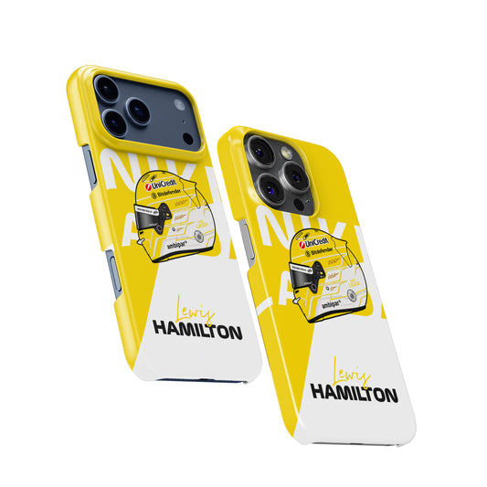 Lewis Hamilton Monza 2025 Niki Lauda F1 Helmet iPhone Case