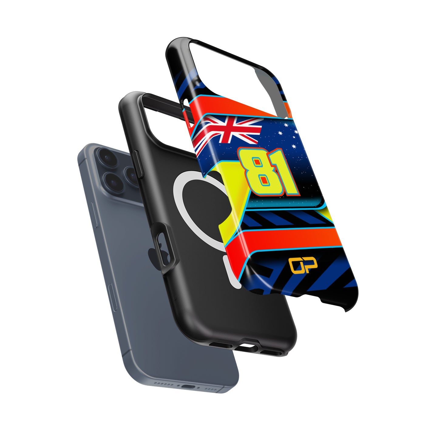 Funda para teléfono Tadej Pogacar 2024 Dual Triumph en jersey amarillo y rosa de DIZZY