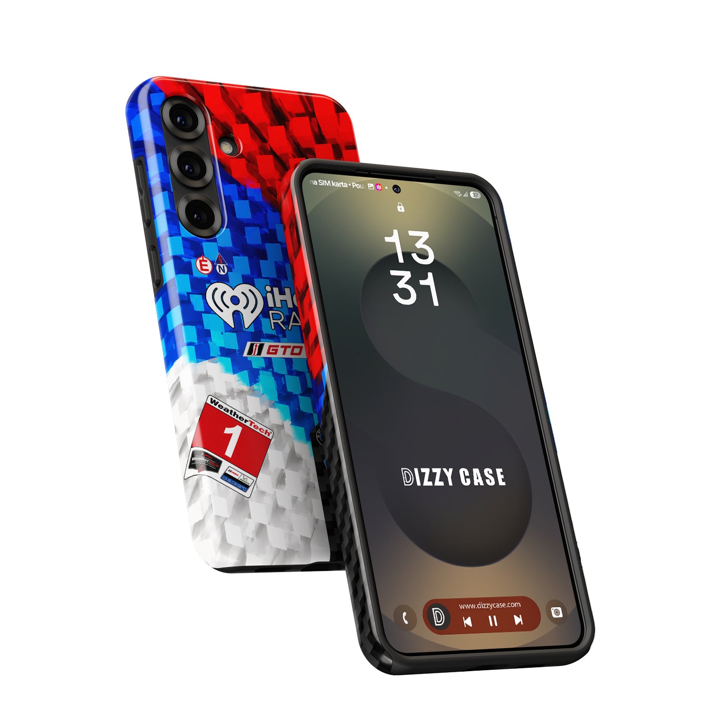 Paul Miller #1 iHeartRadio BMW M4 GT3 EVO Livery Phone Case for Samsung Galaxy