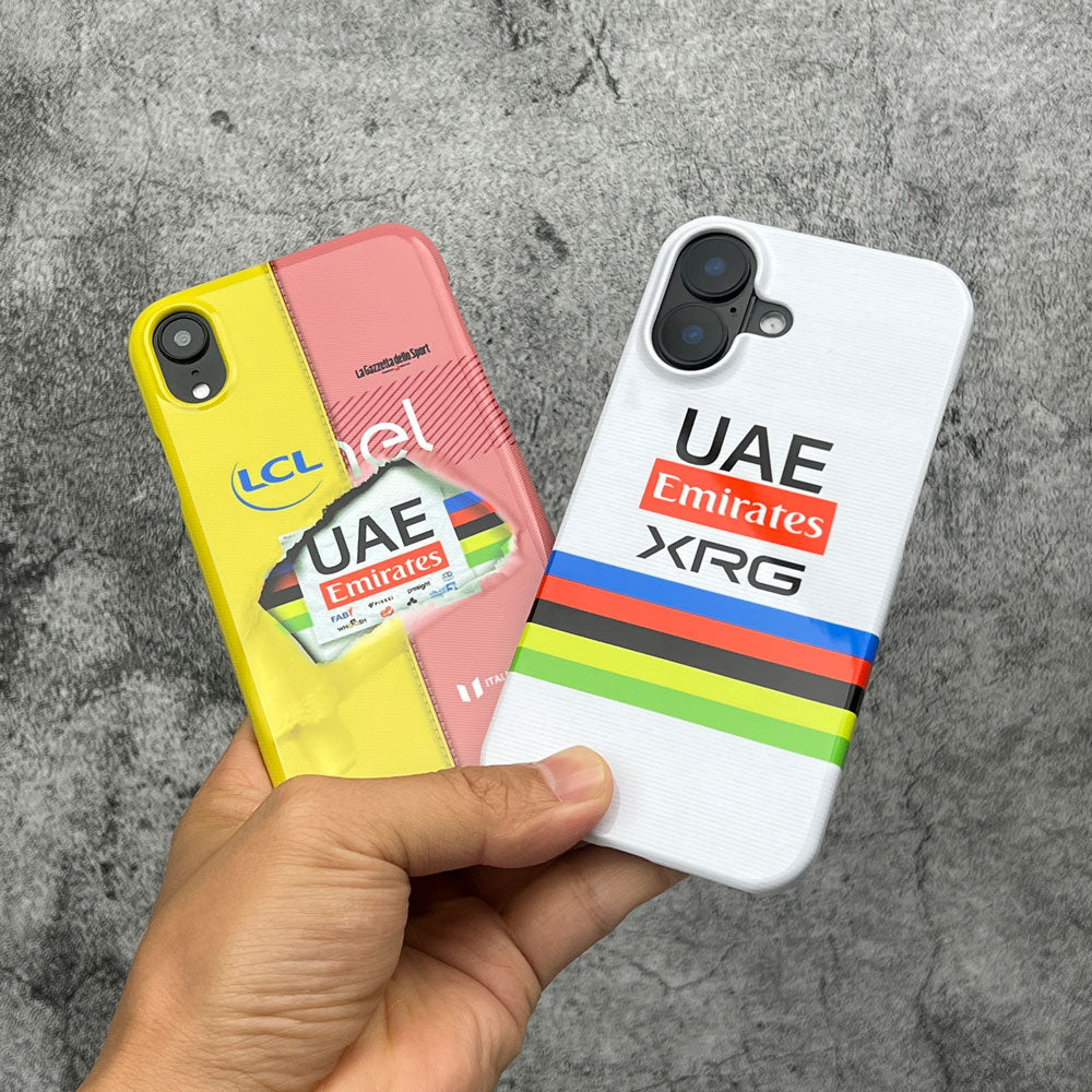 Tadej Pogačar Rainbow Jersey Tour of Lombardy Phone Case – Apple Models