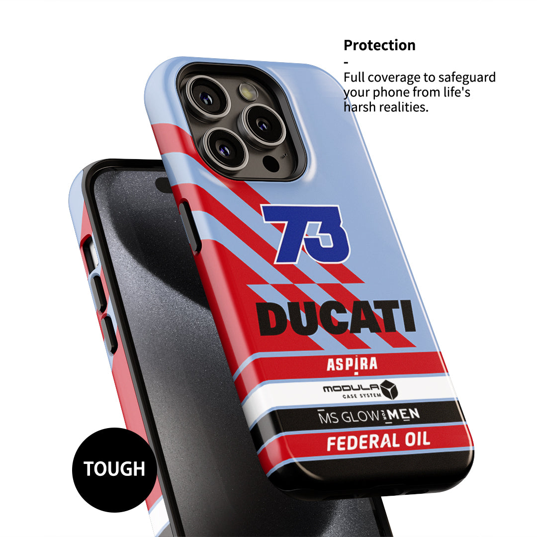 Ride with Alex Marquez: Gresini Racing #73 Livery Phone Case