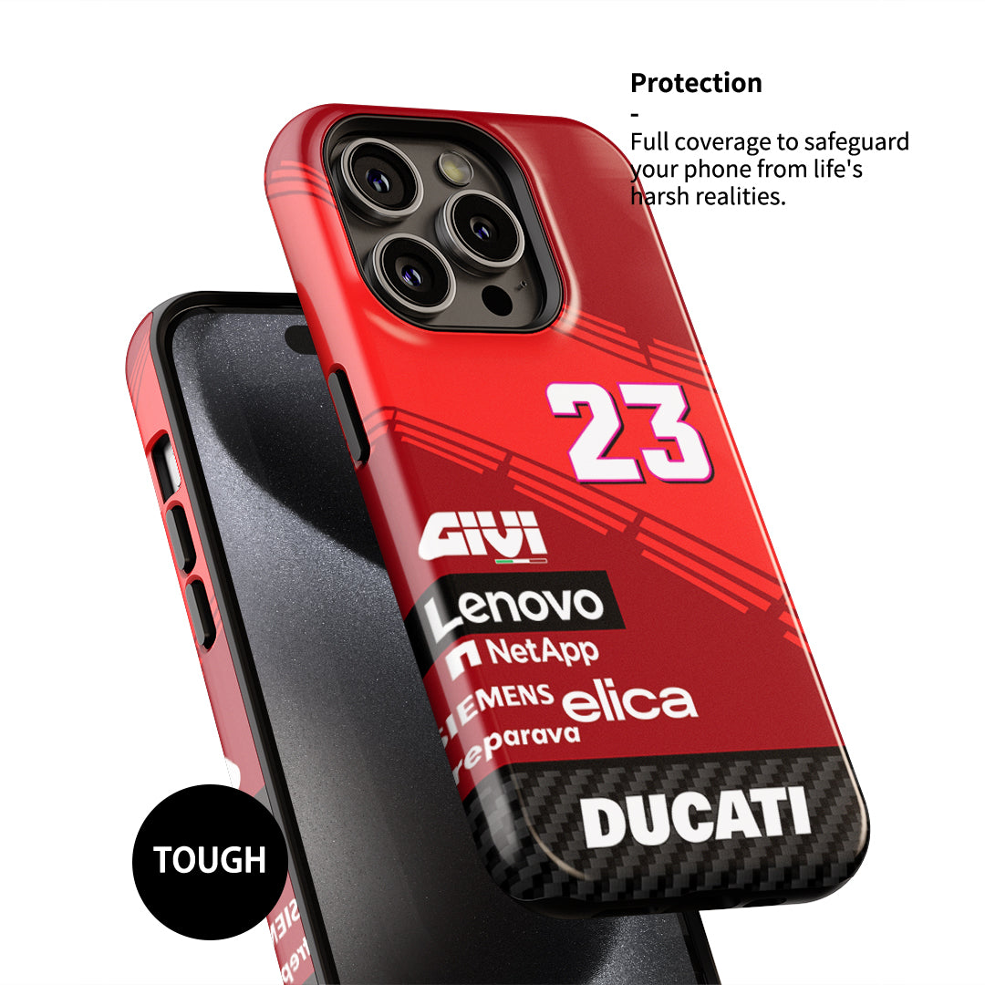 Show Your Racing Spirit with the Enea Bastianini MotoGP Livery Case