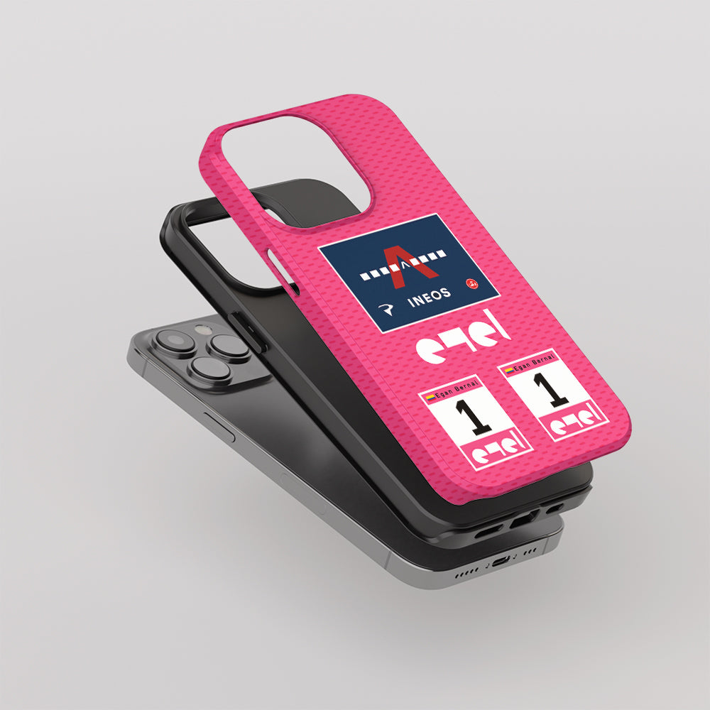 Giro d'Italia 2021 MAGLIA ROSA EGAN BERNAL Pink Jersey Phone cases & covers | DIZZY