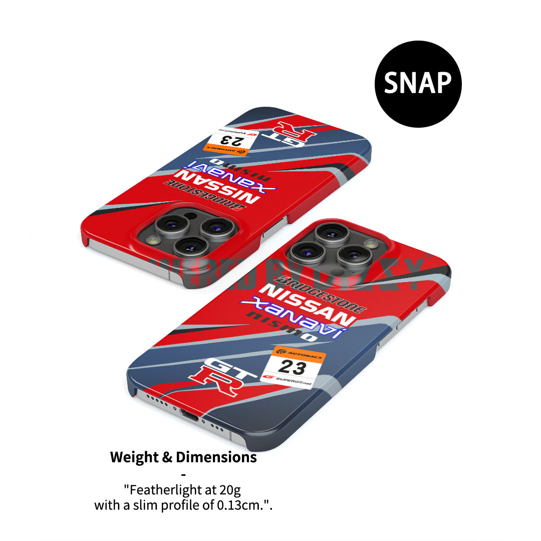 Funda para teléfono con librea Nissan XANAVI NISMO GT-R34 '08