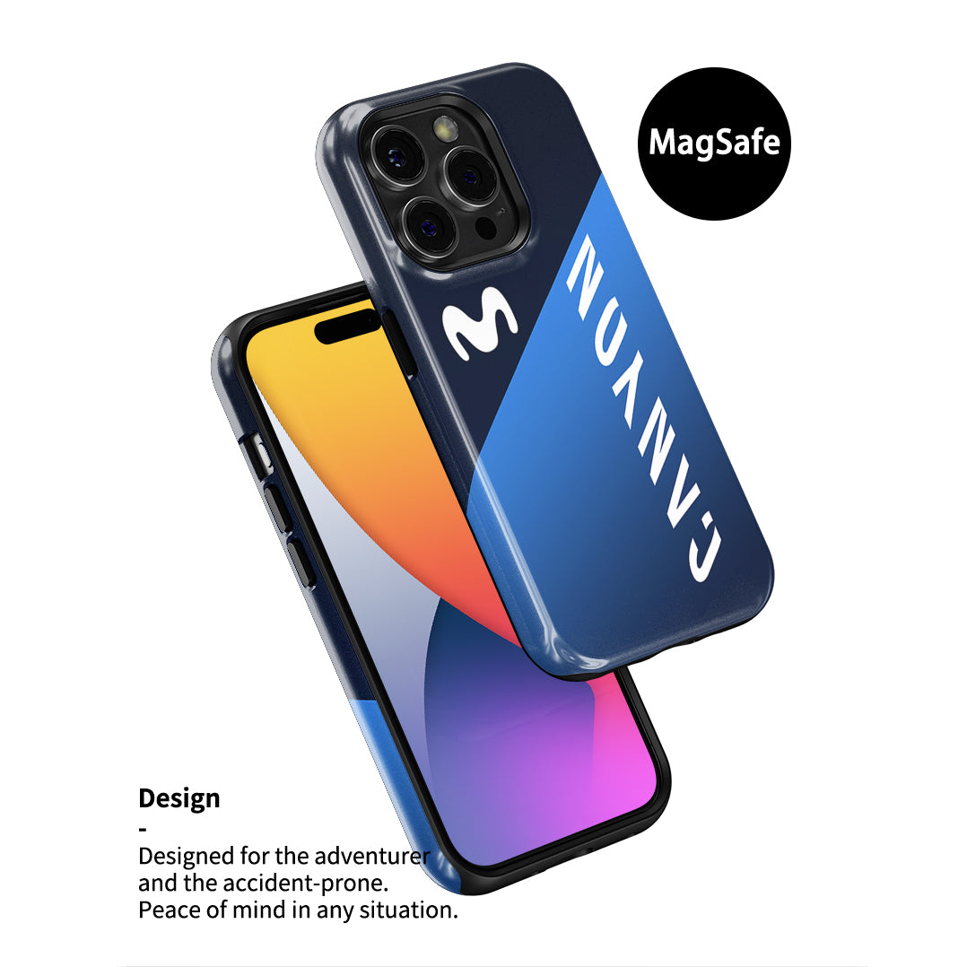 Movistar Team 2024 Canyon Road Bike Livery Phone Case by DIZZY