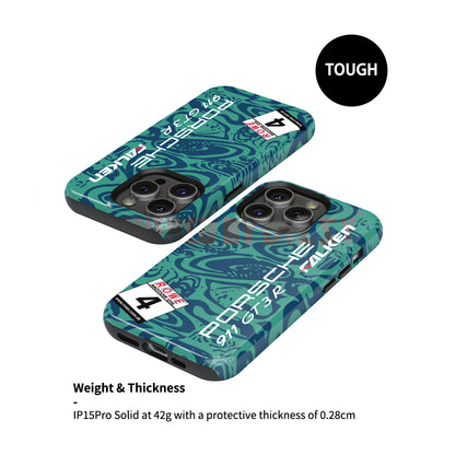 Falken Motorsports Porsche 911 GT3R Phone Case: Bold Protection