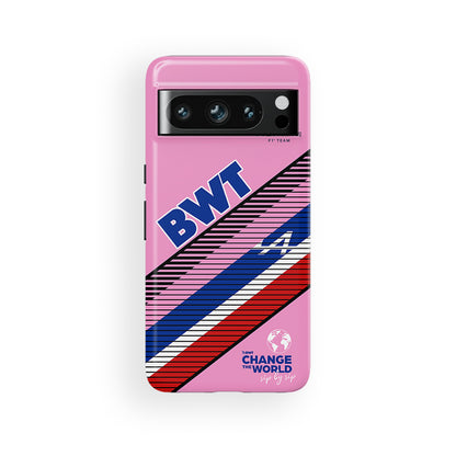 BWT Alpine F1 Team Pink Livery Case – For Google, OnePlus, Huawei, Xiaomi