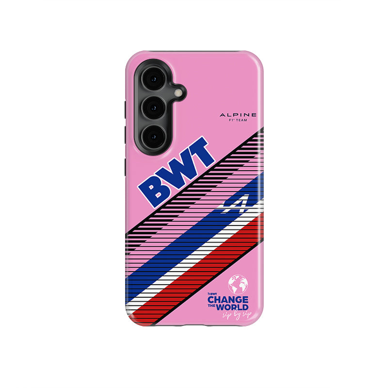 Alpine F1 Legacy Pink Livery Case for Samsung Models