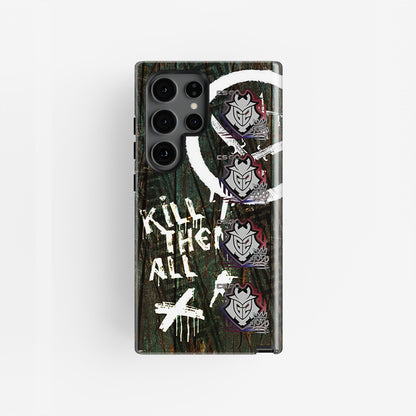 CS2 CSGO SAMSUNG Phone Case - AK-47 | Wasteland Rebel Skin with 4X G2 Esports RMR 2020 Stickers by DIZZY CASE