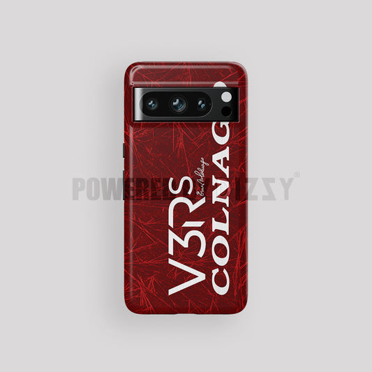 Colnago V3RS Disc Frozen Red Livery Google Phone Case by DIZZY