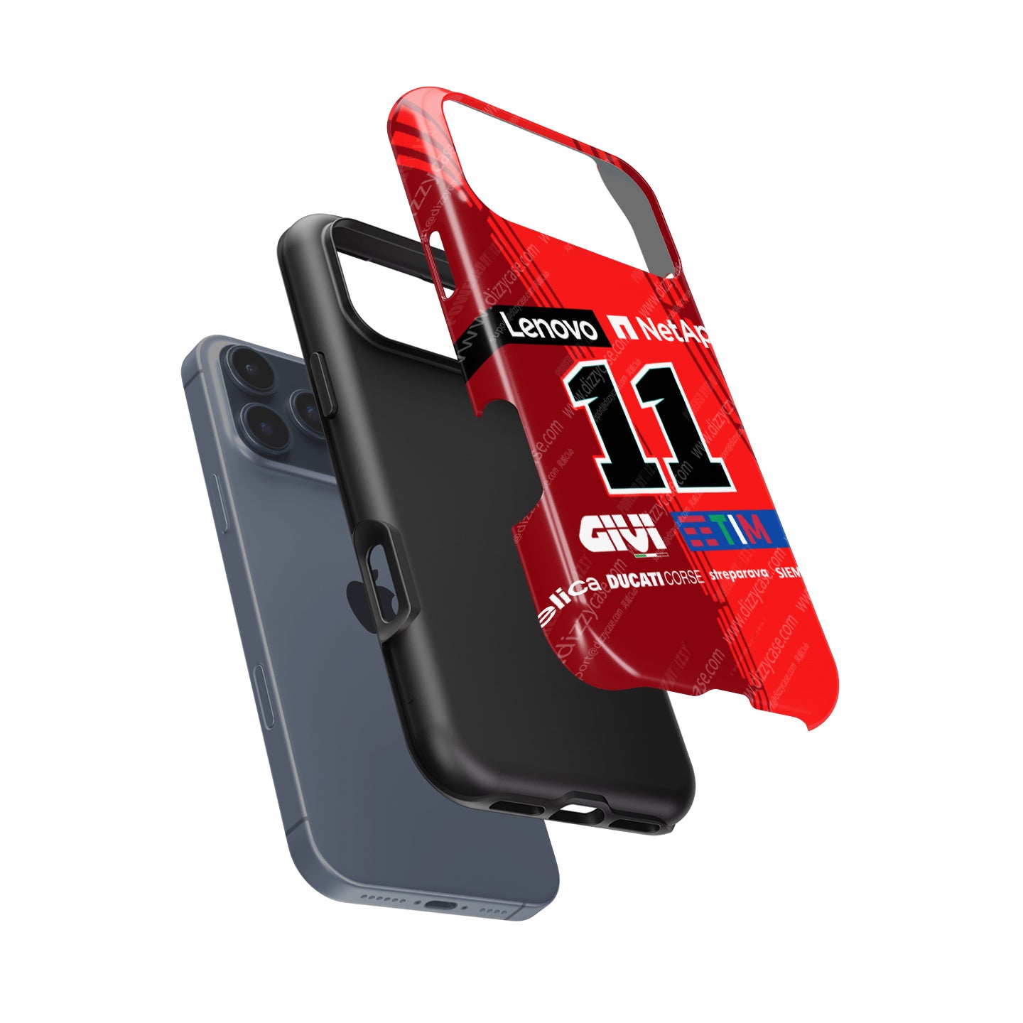 Nicolò Bulega 2025 Ducati GP25 Livery Case - Google / Xiaomi / OnePlus / Huawei