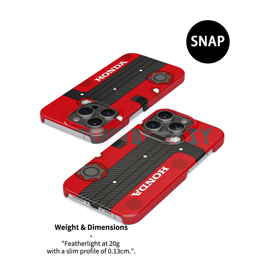 JDM Honda K20 Engine K20A RED Phone Case – Unleash Your Passion