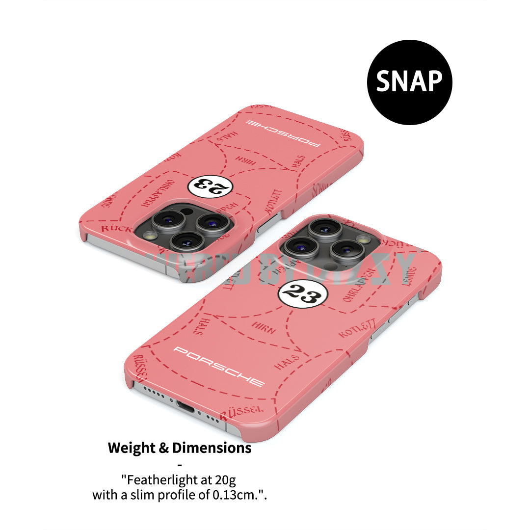 Porsche 911 RSR Pink Pig Phone Case: Iconic Motorsport Style