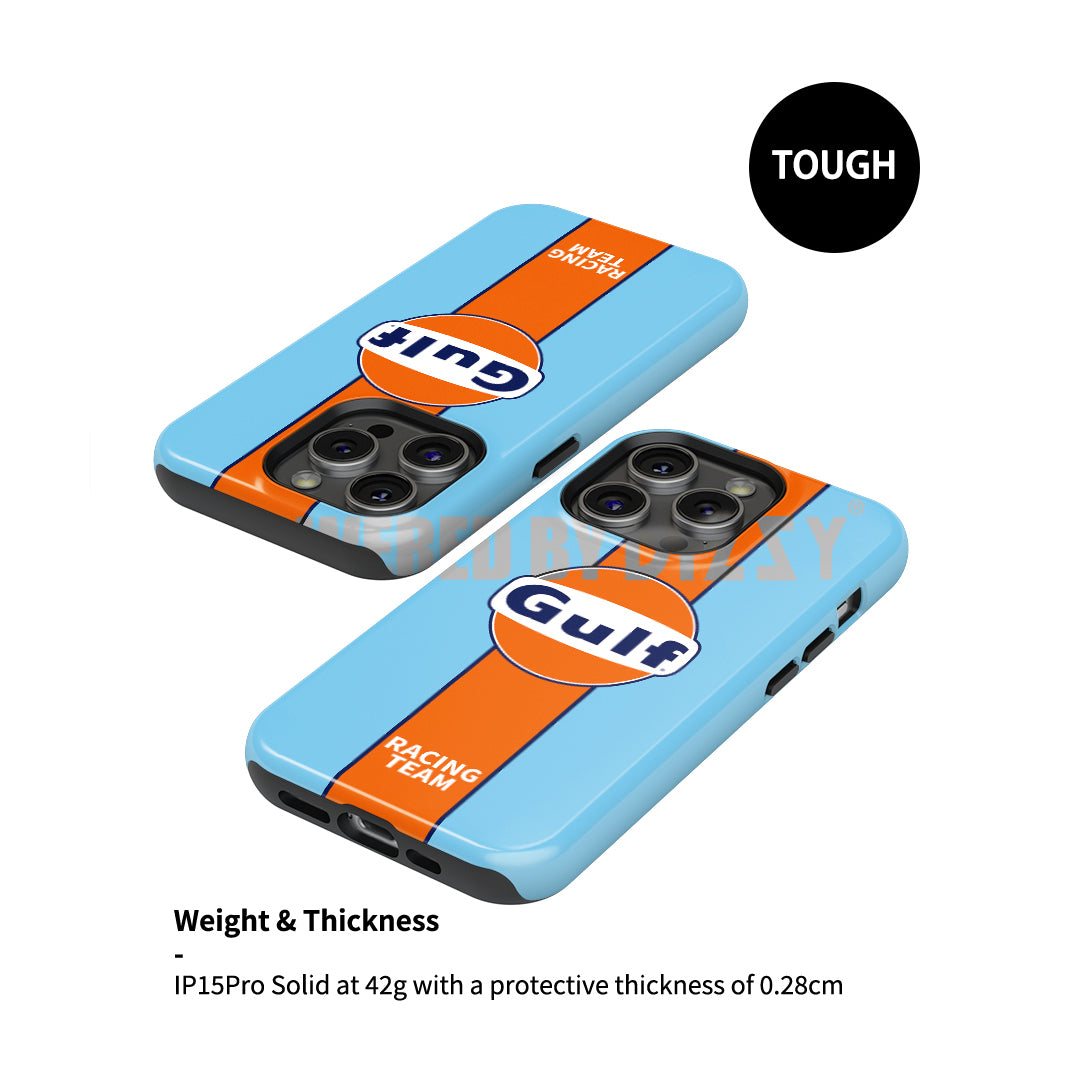 Unleash the Racing Legend: Gulf Racing Livery Phone Case