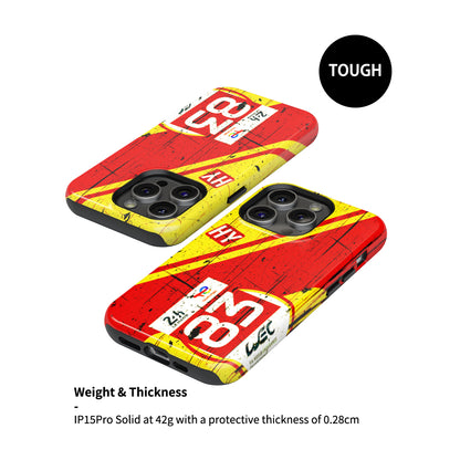 Ferrari 499P Le Mans 2024 Hypercar #83 Livery Phone Case by DIZZY