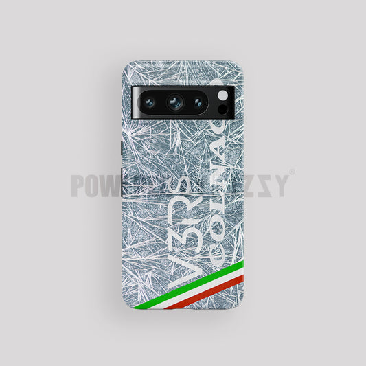 Colnago V3RS Disc Frozen White Livery Google Phone Case by DIZZY