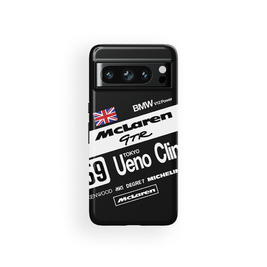 McLaren F1 GTR 1995 Le Mans Winner Ueno Clinic Livery Google Phone Case by DIZZY