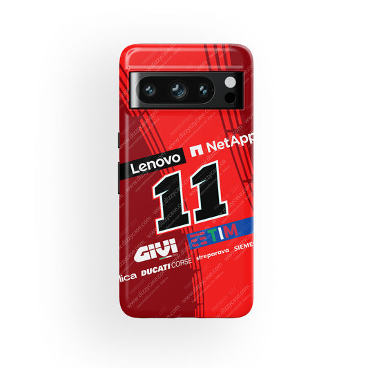 Nicolò Bulega 2025 Ducati GP25 Livery Case - Google / Xiaomi / OnePlus / Huawei