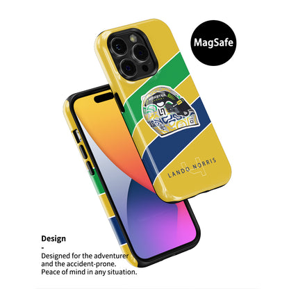 Lando Norris 2024 Monaco Grand Prix Helmet iPhone Case – F1 Fan Essential